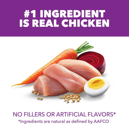 IAMS Advanced Health Healthy Digestion Dry Dog Food, Chicken, 13.5 Lb | Real Farm-Raised Chicken #1 Ingredient, 0% Fillers, Natural Fiber & Prebiotics, Supports Digestive Health3