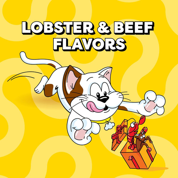 Temptations Birthday Crunchy and Soft Cat Treats, Lobster & Beef, 16 Oz | Crunchy Outside, Soft Inside, under 2 Calories per Treat, 100% Complete & Balanced for Adult Cats, Stay-Fresh Resealable Tub4
