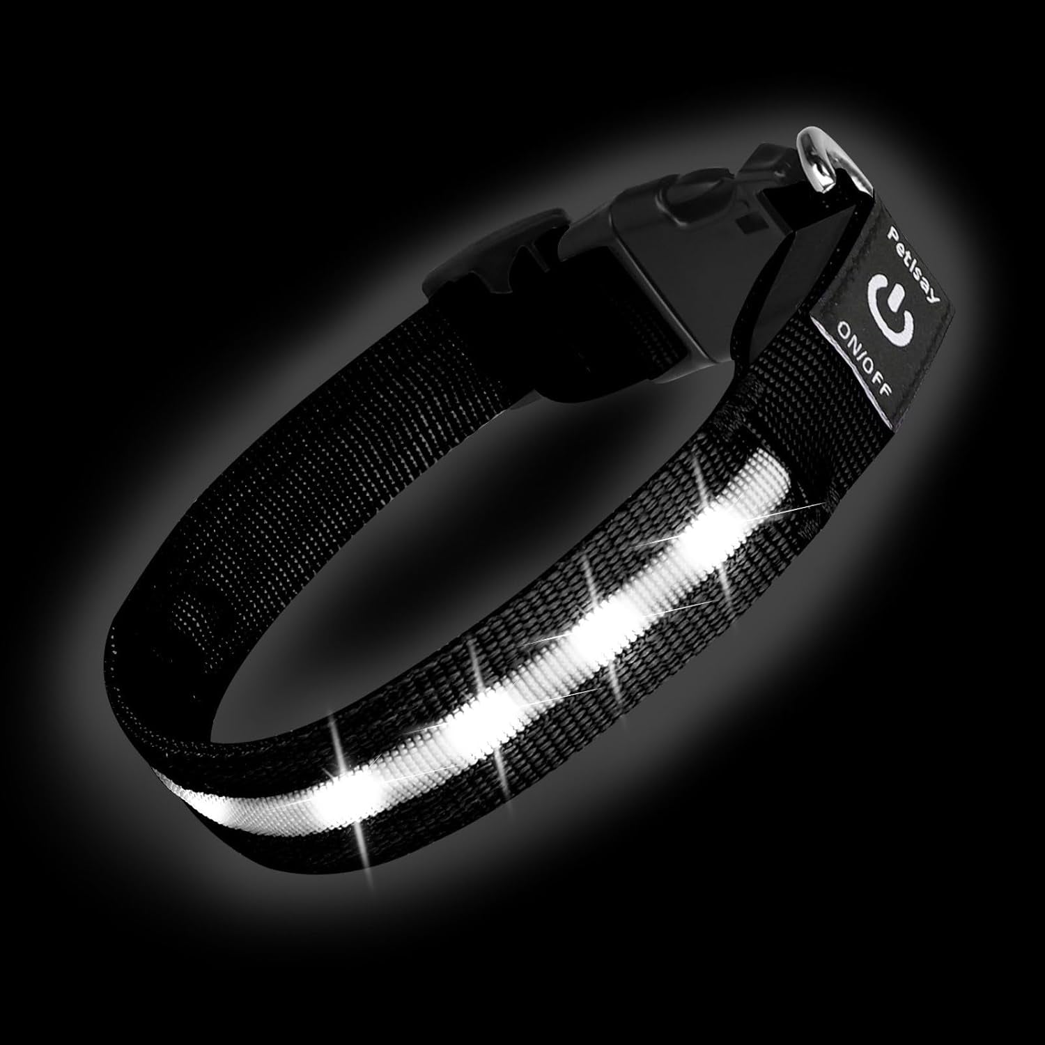 super-bright-led-dog-collar-waterproof-light-up-collarsgreen-medium-lighted-dog-collar-with-adjustable-fit-soft-nylon-comfort-usb-c-rechargeable-glow-in-the-dark-visibility-for-night-walks