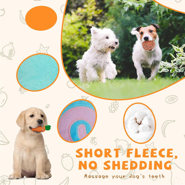 20-Pack Plush Squeaky Dog Toys for Small Dogs | 16 Plush Toys,4 Dog Bags,Built-In Squeakers,Keeps Dogs Busy,Boredom Relief3