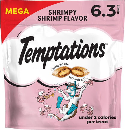 Temptations Classic Crunchy Cat Treats, Shrimpy Shrimp, 16 Oz | under 2 Calories per Treat, 100% Complete & Balanced Adult Cat, Resealable Stay-Fresh Tub, Use as Snack, Meal, or Food Topper11