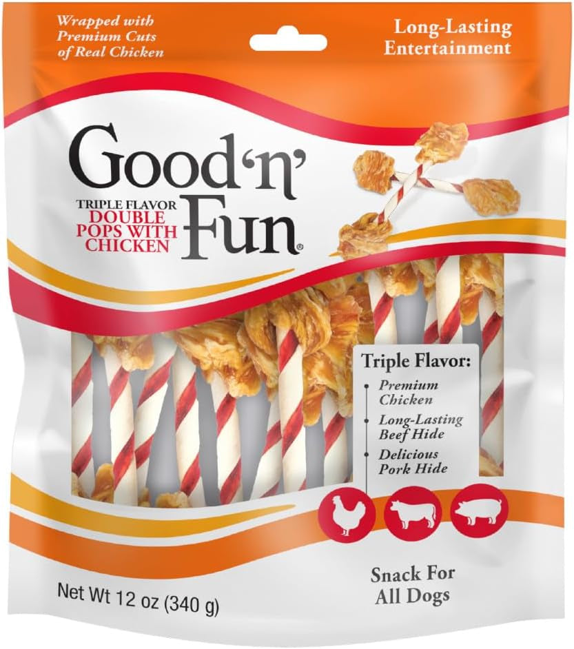 good-n-fun-triple-flavor-double-pops-treats-for-dogs-long-lasting-chews-made-with-real-chicken-beef-hide-and-pork-hide-12-oz