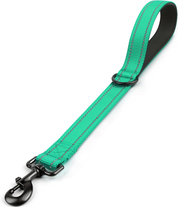 Joytale Short Dog Leash for Close Control & Training, 18", Black | Padded Comfort Handle, Reinforced Nylon Webbing, Secure Metal Clip, for Busy Streets & Heel Training11