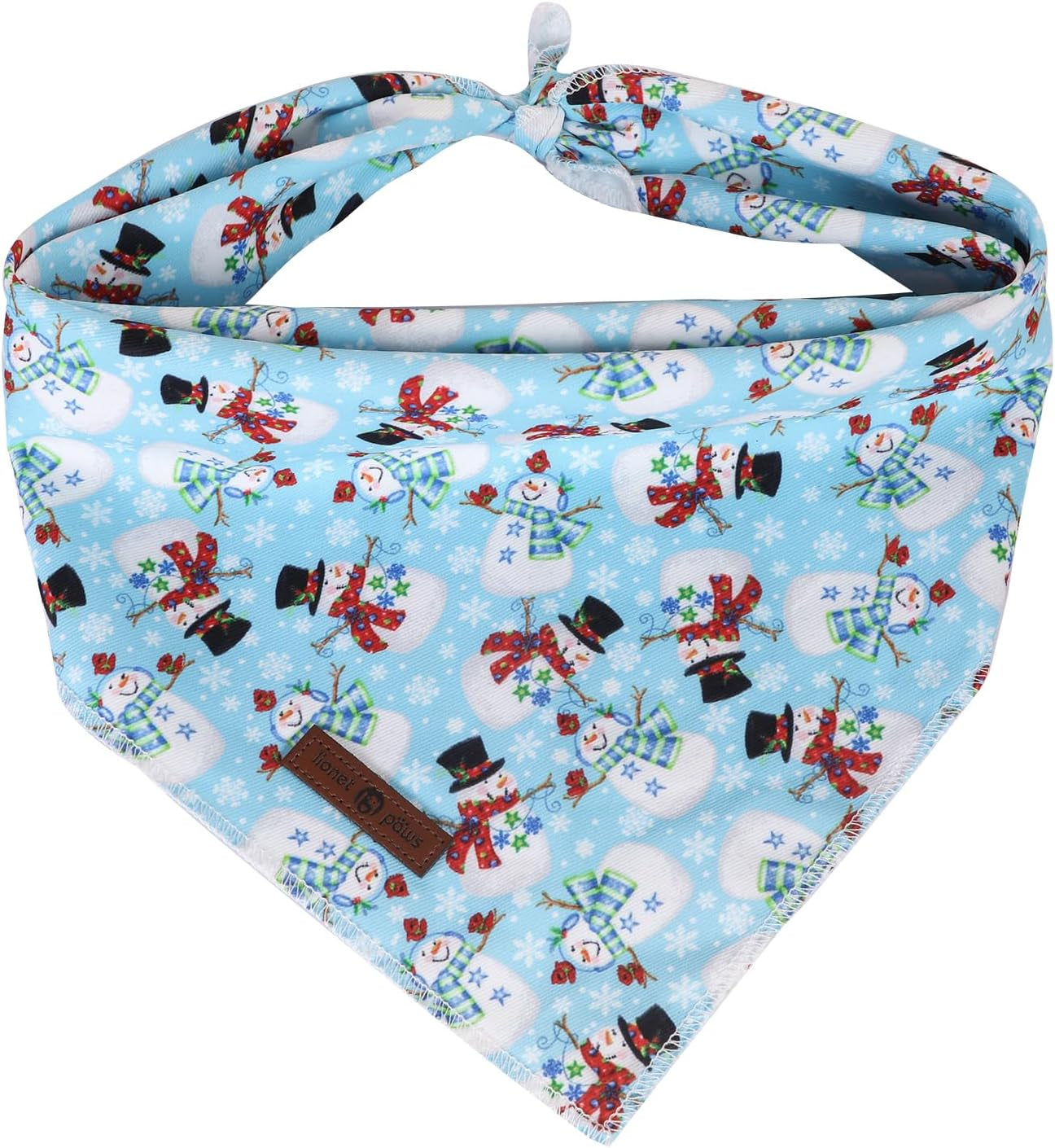 lionet-paws-dog-bandana-for-small-medium-large-dogs-cat-kerchief-blue-doit-triangle-bibs-scarf-for-girl-or-boy