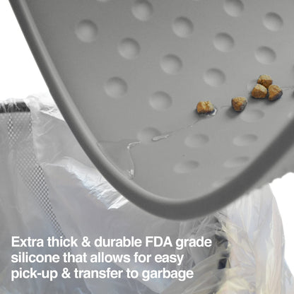 Petfusion Toughgrip Large plus Dog Food Mat [Just the Right Size before Getting Too Big @ 27.5 X 17.5]. Waterproof, Extra Tough FDA Grade Silicone, Grey5