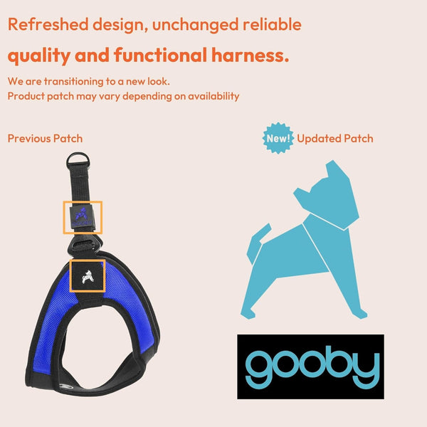 Gooby - Escape Free Easy Fit Harness, Small Dog Step-In Harness for Dogs That like to Escape Their Harness, Turquoise, Small2