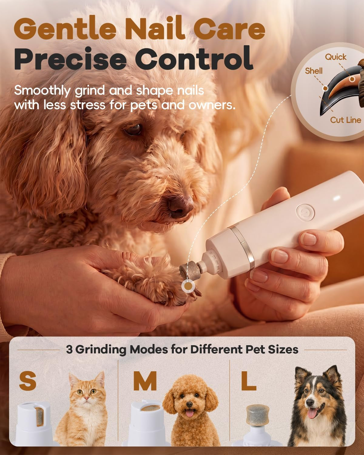 veeconn-dog-clippers-grooming-kit-hair-clipper-low-noise-paw-trimmer-rechargeable-cordless-quiet-nail-grinder-shaver-for-cats-and-other-pets