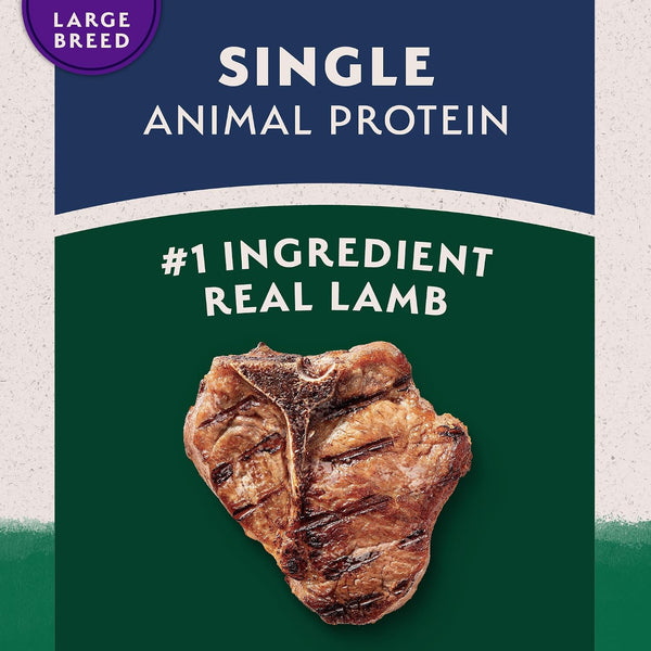 Natural Balance Limited Ingredient Large Breed Dry Dog Food - Complete Nutrition for Large Breeds - Wholesome Grains Brown Rice Recipe - Limited Ingredient Formula - 26 Lb - Lamb & Brown Rice6