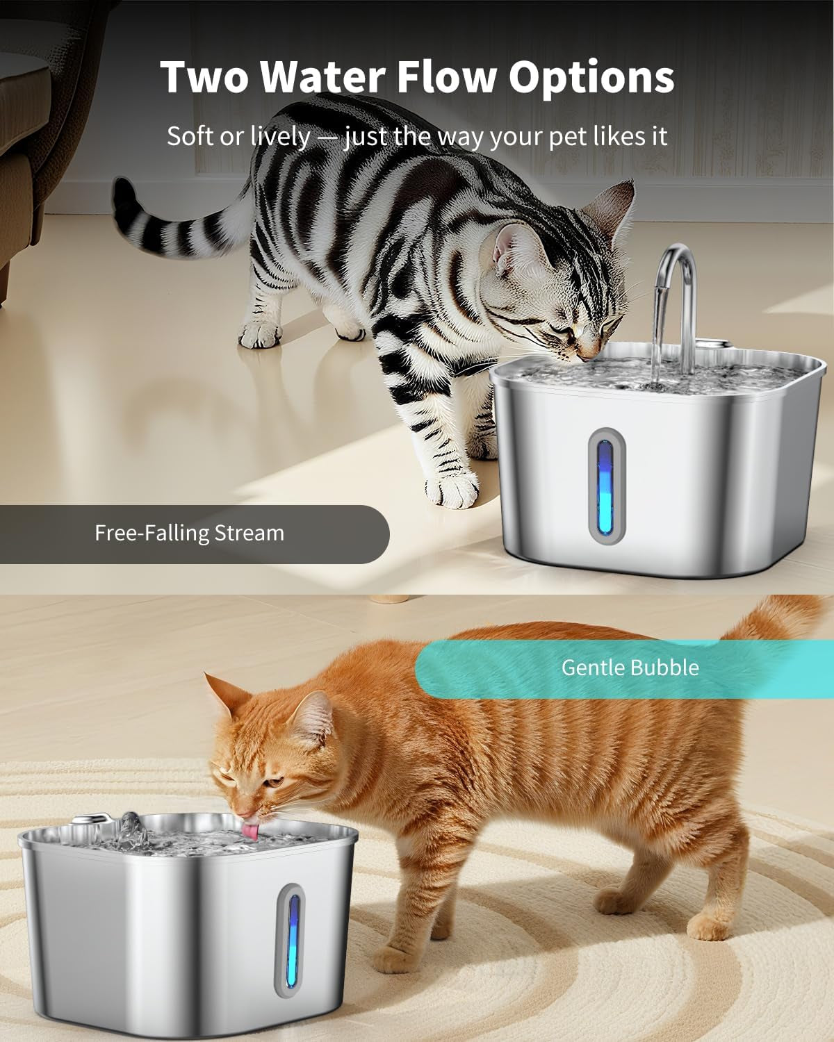 stainless-steel-cat-water-fountain-74oz-2-2l-cat-drinking-fountain-quiet-cat-fountain-for-indoor-cats-and-small-dogs-automatic-pet-water-dispenser-keeps-fresh-water-water-level-window