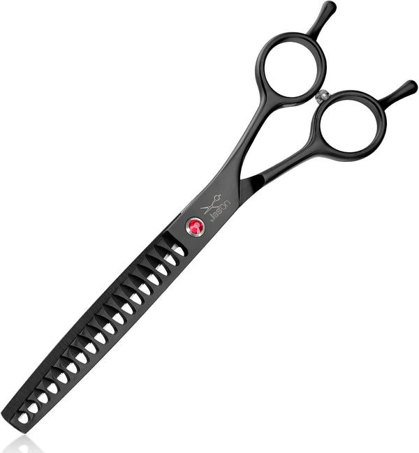 JASON Grooming Scissors for Dogs - Sharp Thinning Dog Shear with Muffler Pad, Stainless Steel Dog Grooming Shears Professional Texture Scissors for Pets Christmas Gift12