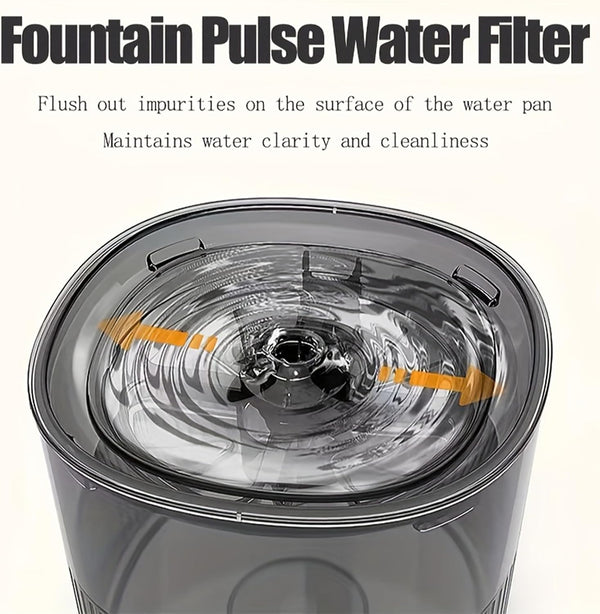 Cat Water Fountain Dog Water Dispenser Automatic Pet Fountain, Dogs Drinking Waterer Bowls Indoor Auto Watering Dish Animal Feeding & Drinking Quiet Waterfall with 1 Replacement Filter(61 Oz/1.8 L)5