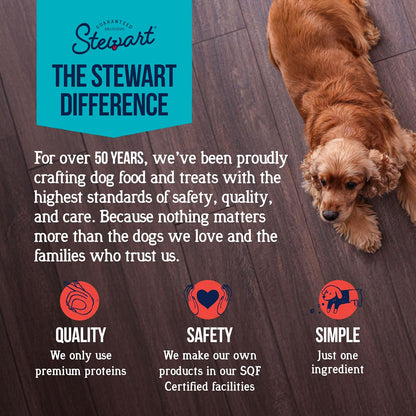 Stewart Freeze Dried Dog Treats, 100% Beef Liver, 3.5 Oz Pouch | Premium Quality Raw Protein, Single Ingredient, High Protein Training Treats & Food Topper, No Refrigeration, Cat Friendly5