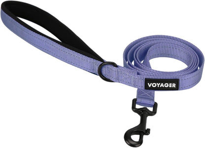 Best Pet Supplies Voyager Nylon Dog Leash - Fuchsia, Small | 5Ft in Length, 5/8" in Width, Reflective, Soft Neoprene Handle, Heavy Duty Metal Clips for Running, Walking & Training10