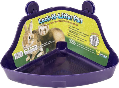 Ware Manufacturing (2 Pack) Plastic Lock-N-Litter Pan for Small Pets - Size Regular1