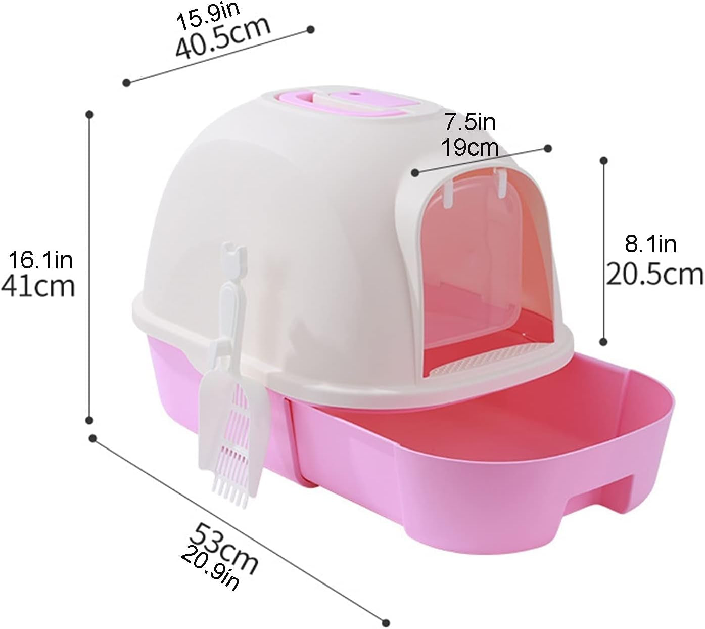 dog-potty-training-toilet-cat-litter-box-dome-drawer-design-with-scoop-enclosed-large-kitty-anti-splashing-suppliesb