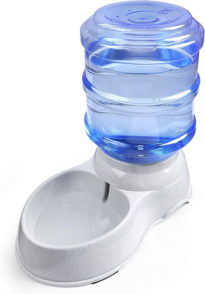 Pet Water Dispenser Station - 1 Gal Replenish Pet Waterer for Dog Cat Animal Automatic Gravity Water Drinking Fountain Bottle Bowl Dish Stand1