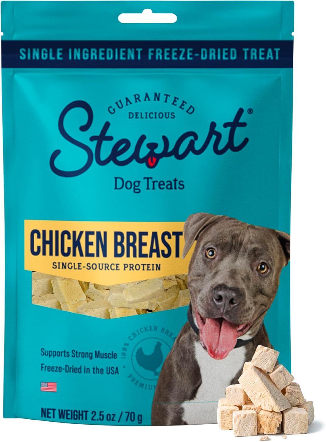 stewart-freeze-dried-dog-treats-100-chicken-breast-2-5-oz-pouch-premium-quality-raw-protein-single-ingredient-high-protein-training-treats-food-topper-no-refrigeration-cat-friendly