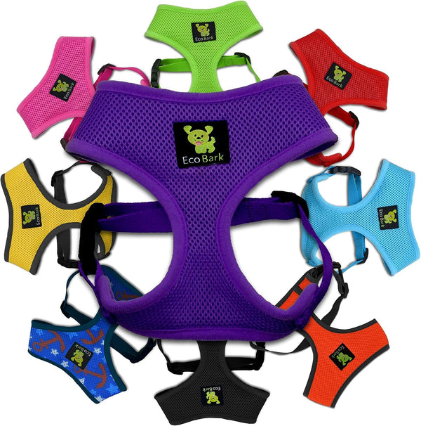 Ecobark Dog Harness, Soft Mesh over the Head Vest Harness, Red, Small | Luxurious Eco Friendly No Pull & No Choke Design, Padded Breathable Body Halter, anti Rub, for Puppy, Toy & Small Breeds22