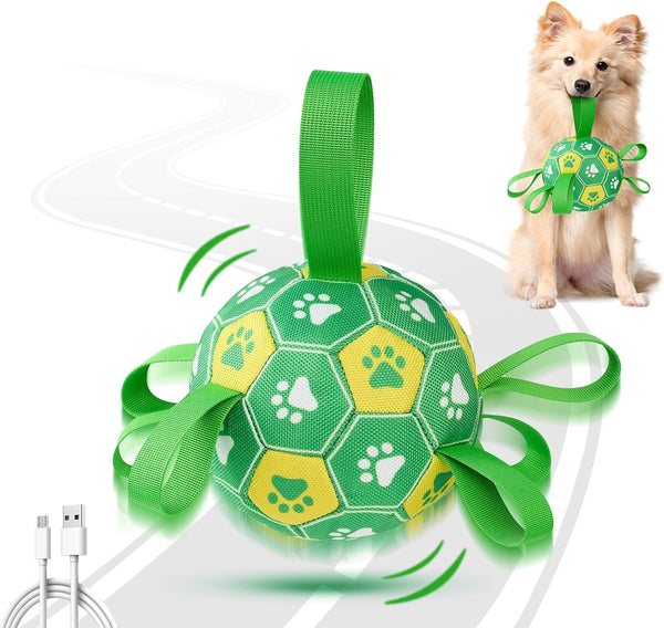 Interactive Dog Toys Dog Soccer Ball to Keep Them Busy,Durable Automatic Moving Jumping Dog Balls with Straps for Small/Medium/Large Dogs, USB Rechargeable,Not for Aggressive Chewers (Blue)7