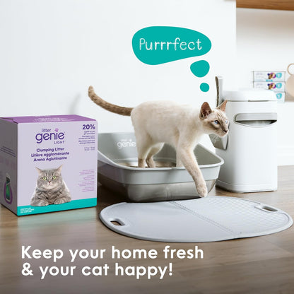 Litter Genie Light Unscented Clumping Cat Litter, 18.5 Lbs | Natural Clay Cat Litter | Fast-Clumping, Odor Control, Low Dust, Naturally Lighter10