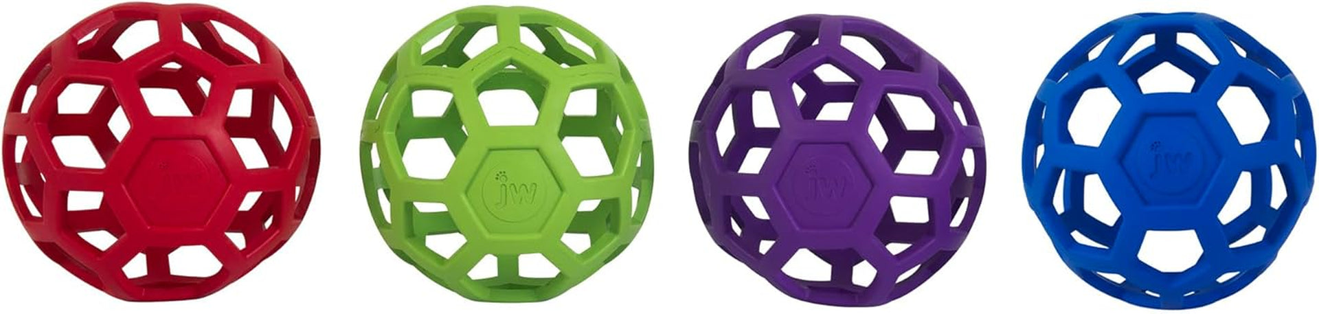 jw-pet-hol-ee-roller-dog-toy-puzzle-ball-natural-rubber-extra-large-7-5-inch-diameter-colors-may-vary-count-of-1