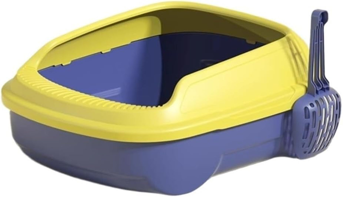 pet-supplies-open-top-cat-litter-box-with-scoop-high-side-sifting-tray-for-all-catsgreen