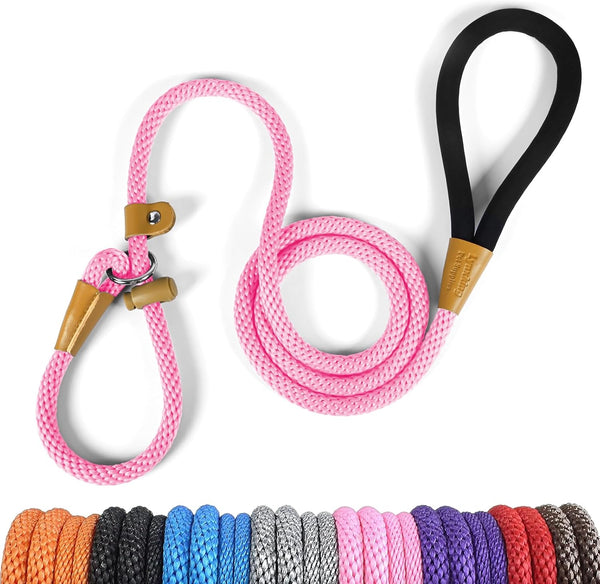 Lynxking Dog Leash Slip Lead 5 6 8 FT Dog Training Leash Strong Heavy Duty Rope No Pull Training Lead Leashes for Dogs12