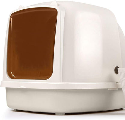 Dog Potty Training Toilet ﻿ Closed Cat Litter Basin Large Space Toilet Ears Fully Enclosed Sand Pot(S)1