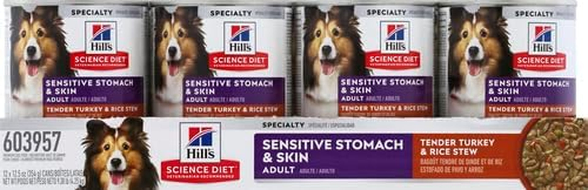 hills-science-diet-sensitive-stomach-skin-wet-dog-food-1-veterinarian-recommended-adult-formula-turkey-rice-12-5-oz-cans-12-pack