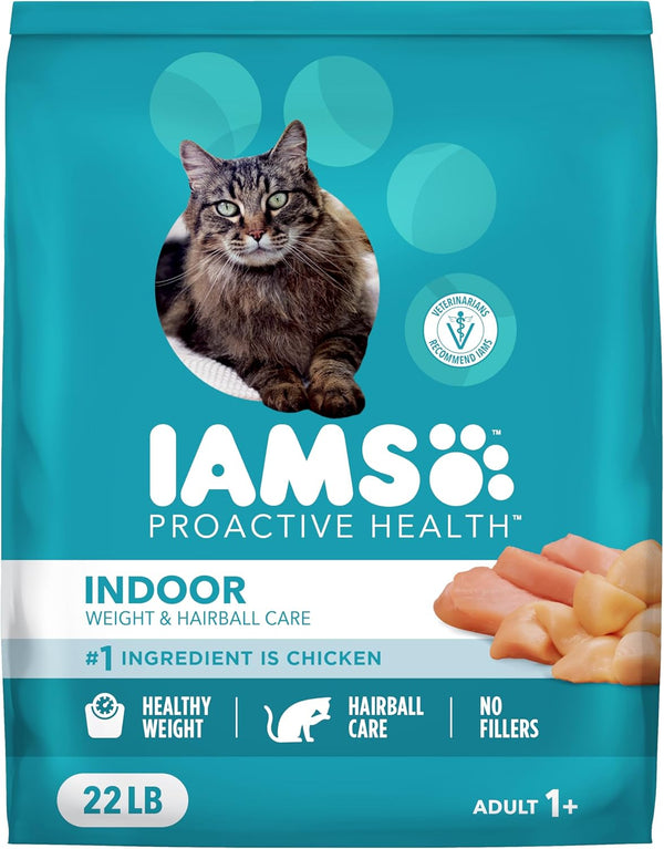 IAMS Proactive Health Indoor Dry Cat Food, Chicken & Turkey, 7 Lb | Vet-Recommended, Real Chicken #1 Ingredient, Proprietary Fiber Blend, Prebiotics for Healthy Digestion, Hairball Control17