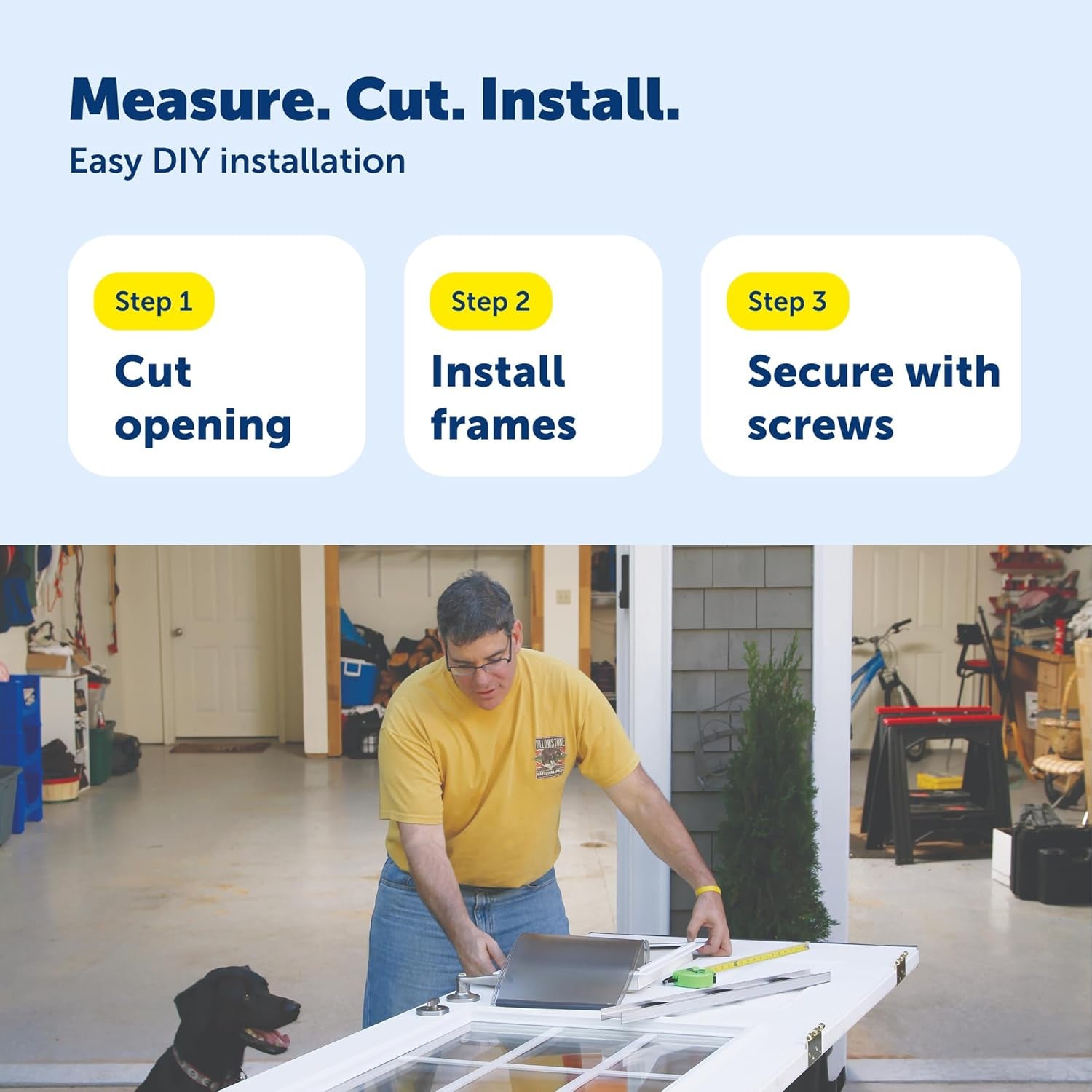 petsafe-interior-cat-door-2-way-lock-white-cats-up-to-15-lb-high-impact-frame-with-transparent-flap-fits-interior-doors-hardware-and-template-included