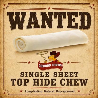 Cowdog Chews Retriever Roll 9-10 Inch All Natural Rawhide Product (20 Pack)8