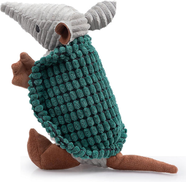 Hollypet Plush Squeaky Armadillo Chew Dog Toy for Small Medium, 8" | Cute Stuffed Armadillo Toy with Unique Grunt Squeaker & Textured Fabric for Teeth Cleaning. Great for Small & Medium Dogs13