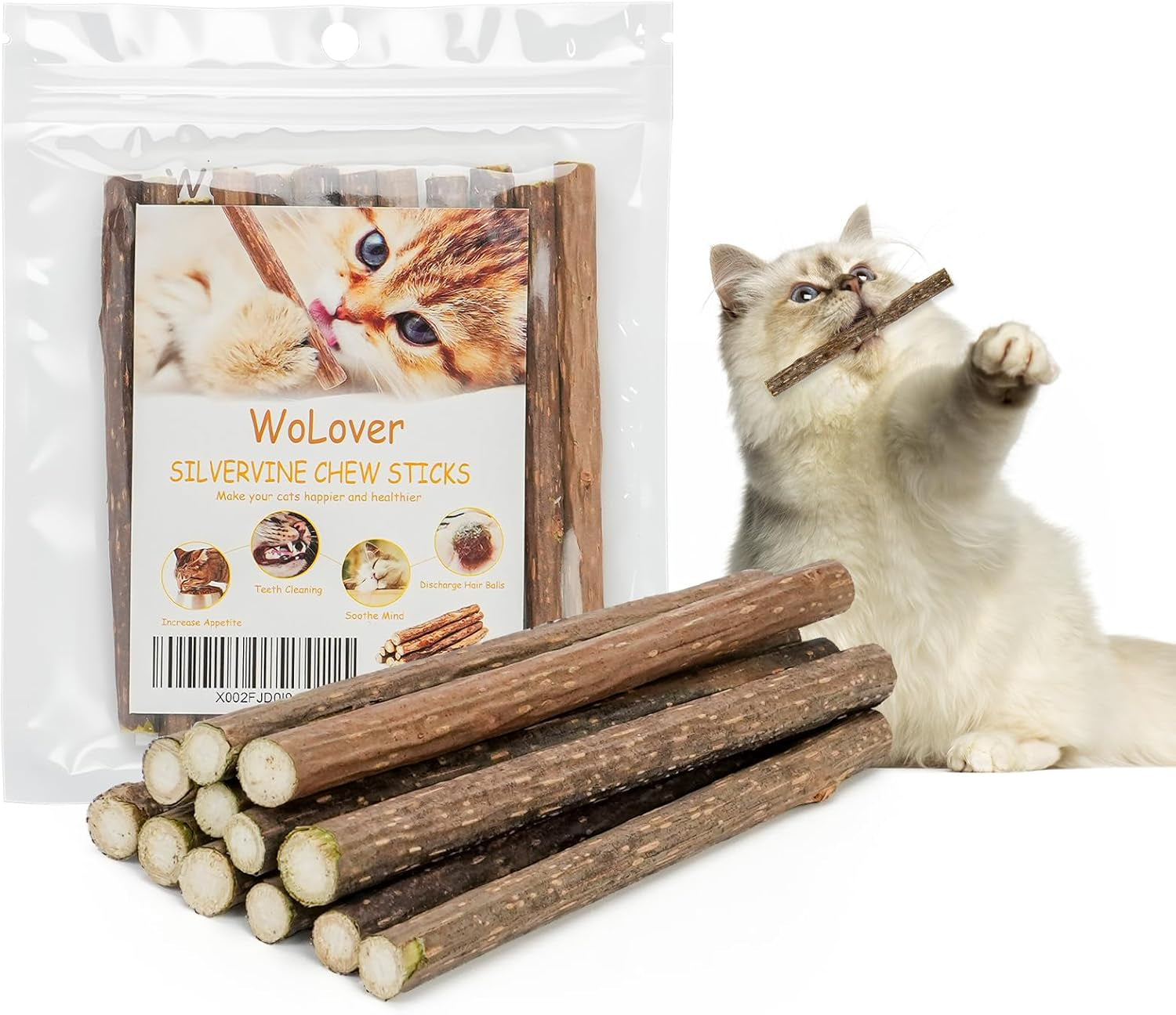 wolover-silvervine-sticks-for-cats-natural-catnip-matatabi-chew-sticks-teeth-molar-chew-toys-for-cat-kitten-kitty-at-least-12-pcs