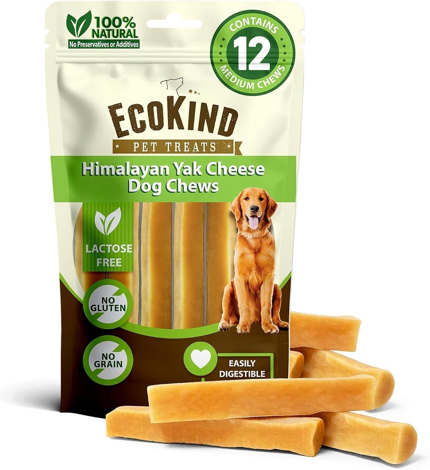 ecokind-yak-cheese-himalayan-dog-chews-yak-chews-for-large-dogs-4-5-bones-1-lb-long-lasting-for-aggressive-chewers-only-3-ingredient-natural-high-protein-dental-dog-treats-no-additives-or-lactose