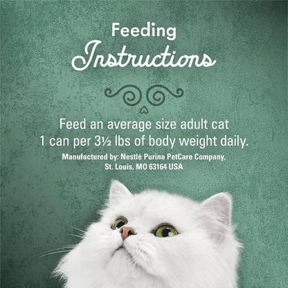 Purina Fancy Feast Wet Cat Food Medleys Shredded White Meat Chicken Fare with Spinach in Savory Cat Food Broth - (Pack of 24) 3 Oz. Cans8