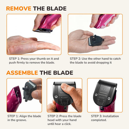 Ceramic 5-In-1 Dog Grooming Blade Compatible with Wahl Arco Clippers | Adjustable Replacement Blade for Wahl Bravura, Chromado and Creativa Clippers, Replacement Blades, Pet Grooming6