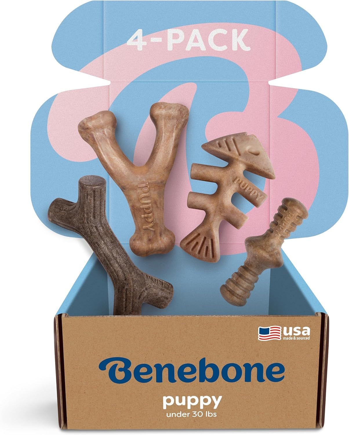 benebone-puppy-2-pack-dental-chew-wishbone-dog-chew-toys-made-in-usa-real-bacon-flavor