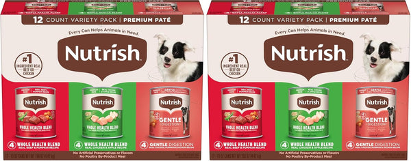 Nutrish Beef Paté Wet Dog Food, 13 Oz. Can, (Pack of 12) (Rachael Ray)15