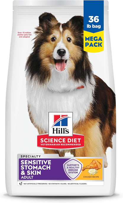 Hill'S Science Diet Sensitive Stomach & Skin Dry Dog Food | #1 Veterinarian Recommended, Adult Formula, Chicken Recipe, 30 Lb. Bag21