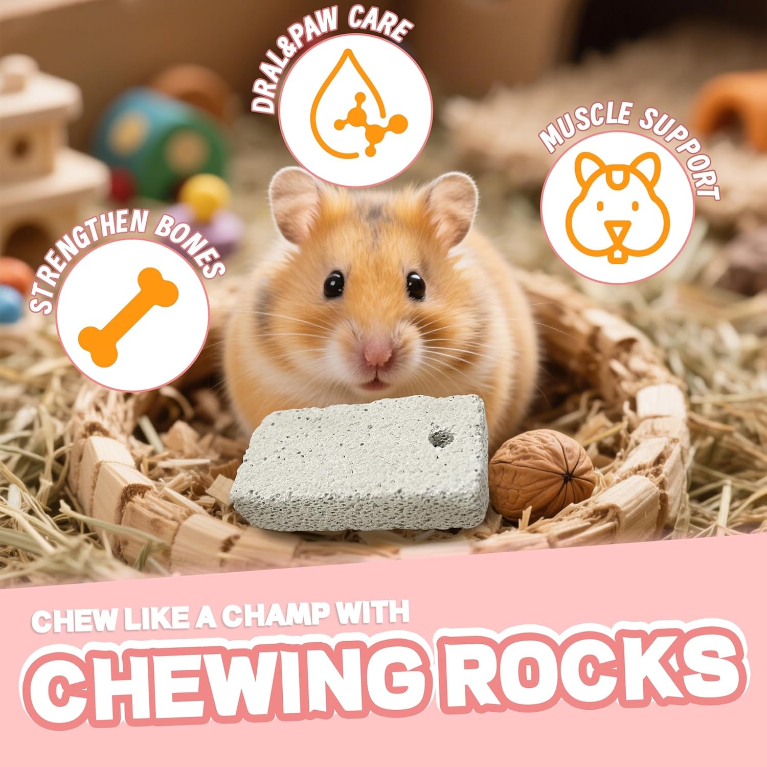 18-pcs-small-animal-pet-lava-bites-chews-toy-mineral-calcium-stone-bunny-teeth-grinding-block-for-hamster-chinchilla-rabbit-squirrel-rat-parrot-guinea-pig