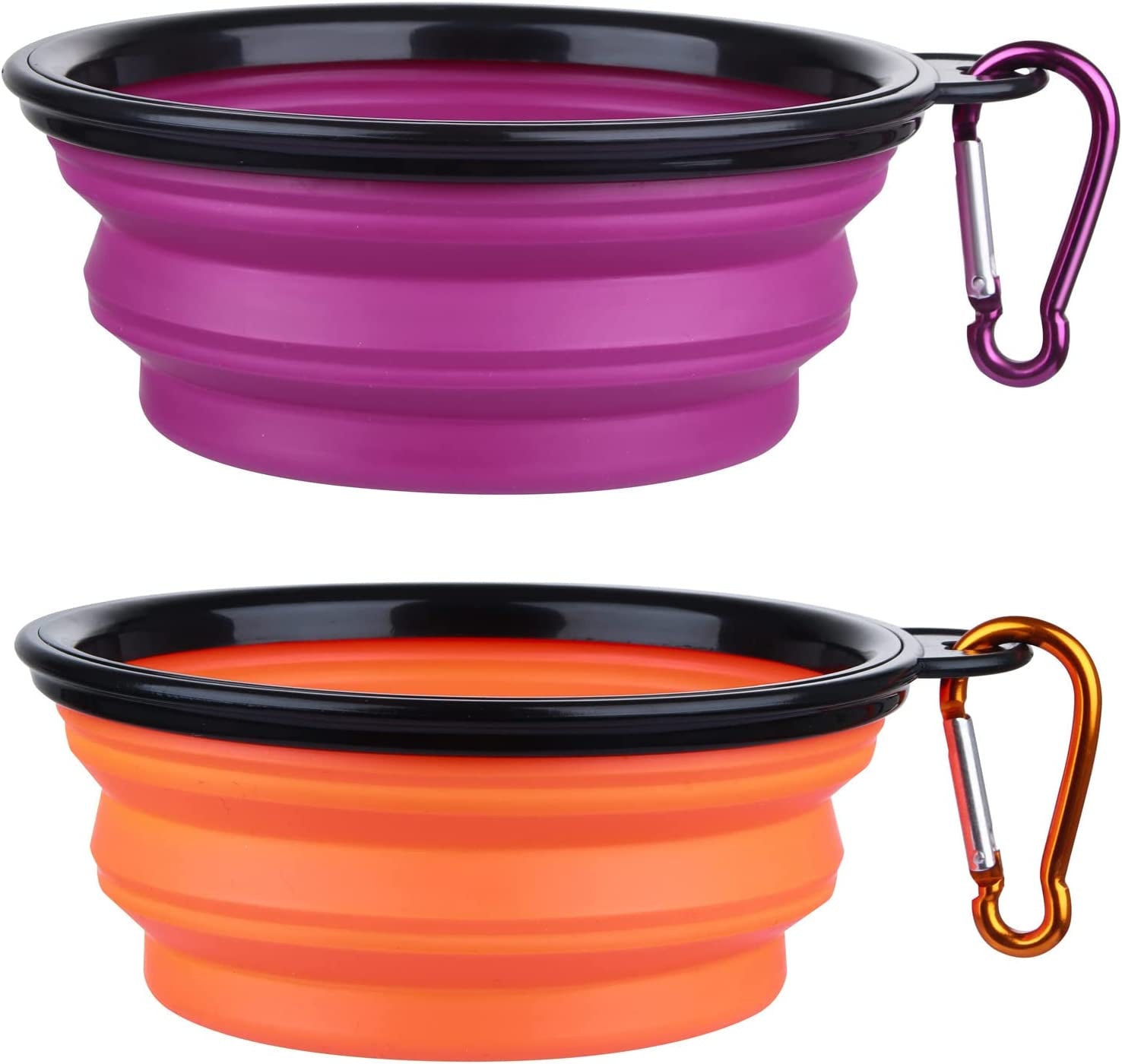 dog-bowl-pet-collapsible-bowls-2-pack-for-cats-dogs-portable-pet-feeding-watering-dish-for-walking-parking-traveling-with-2-carabiners-small-blue-green