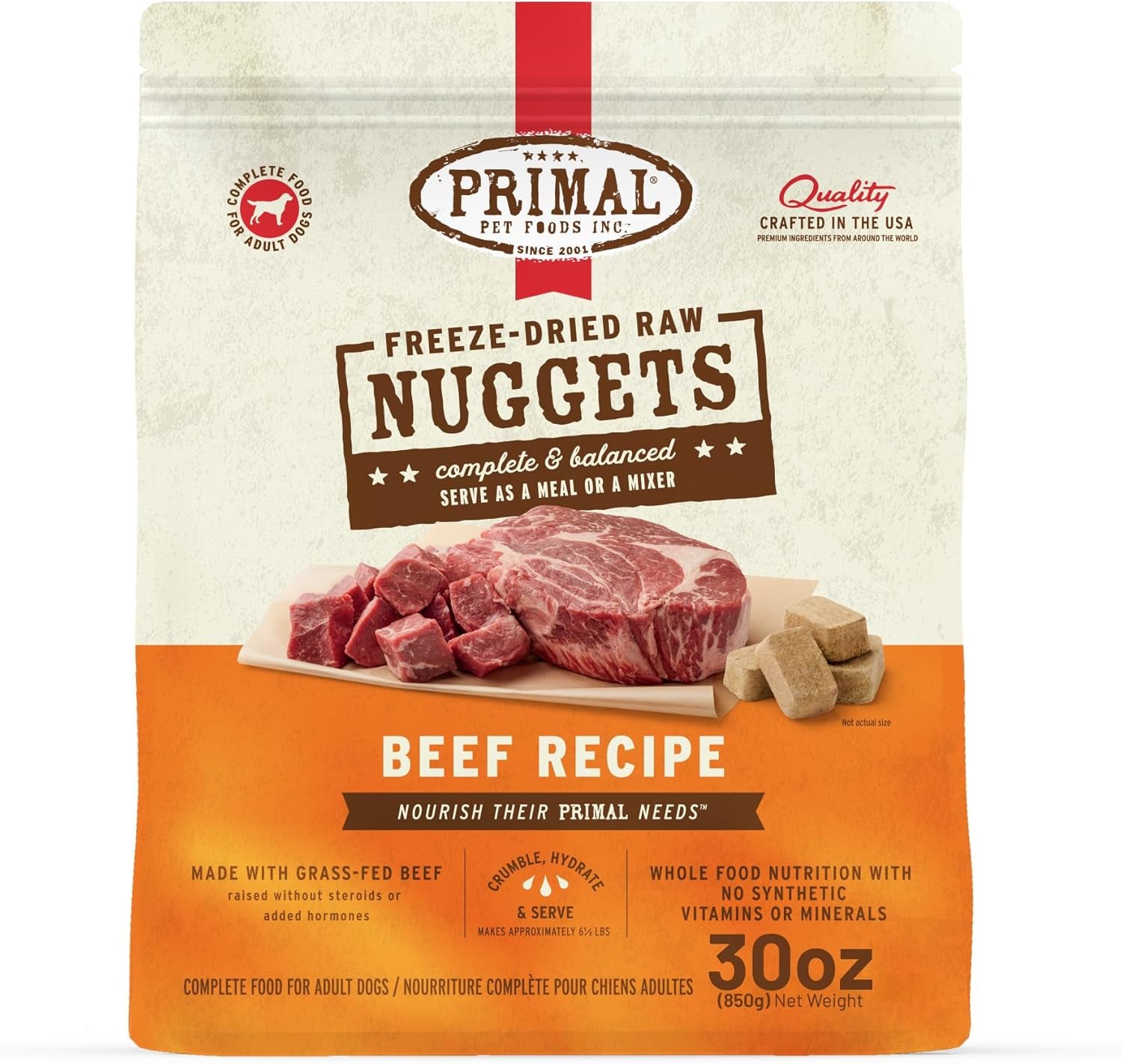 primal-freeze-dried-dog-food-nuggets-chicken-complete-balanced-meal-topper-or-treat-premium-healthy-grain-free-high-protein-raw-dog-food-14-oz-complete-balanced-nutrition-meal-topper-or-treat-grain-free-high-protein-no-synthetic-vitamins-minerals