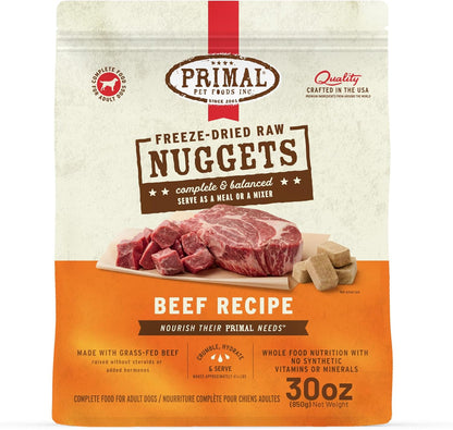 Primal Freeze Dried Dog Food Nuggets, Chicken; Complete Balanced Meal, Topper or Treat; Premium, Healthy, Grain Free, High Protein Raw Dog Food, 14 Oz | Complete & Balanced Nutrition, Meal, Topper or Treat, Grain-Free, High Protein, No Synthetic Vitamins & Minerals27