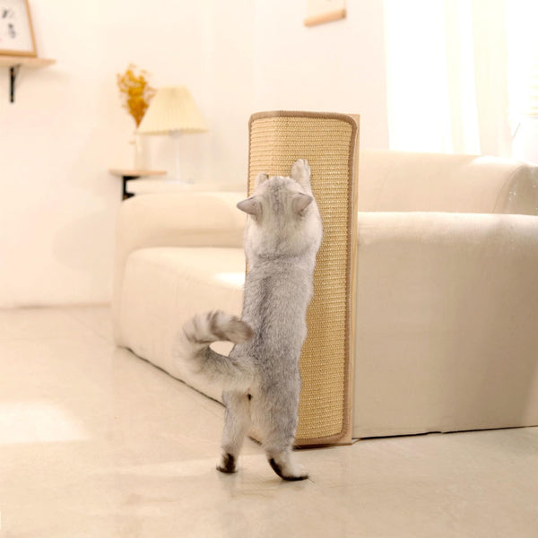 SHENGOCASE 2-Pack 24.5" Tall Sofa Couch Corner Cat Sisal Scratcher, Scratching Post,Scratch Post, Couch Protector, Replaceable Scratch Pad Mat3
