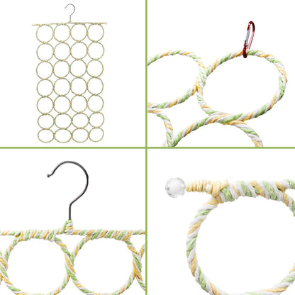 2 Pack Hanging Rat Rope Net, Bird Swing Toy, Parrot Climbing Ladder Bridge for Small Animal Cage Accessories5