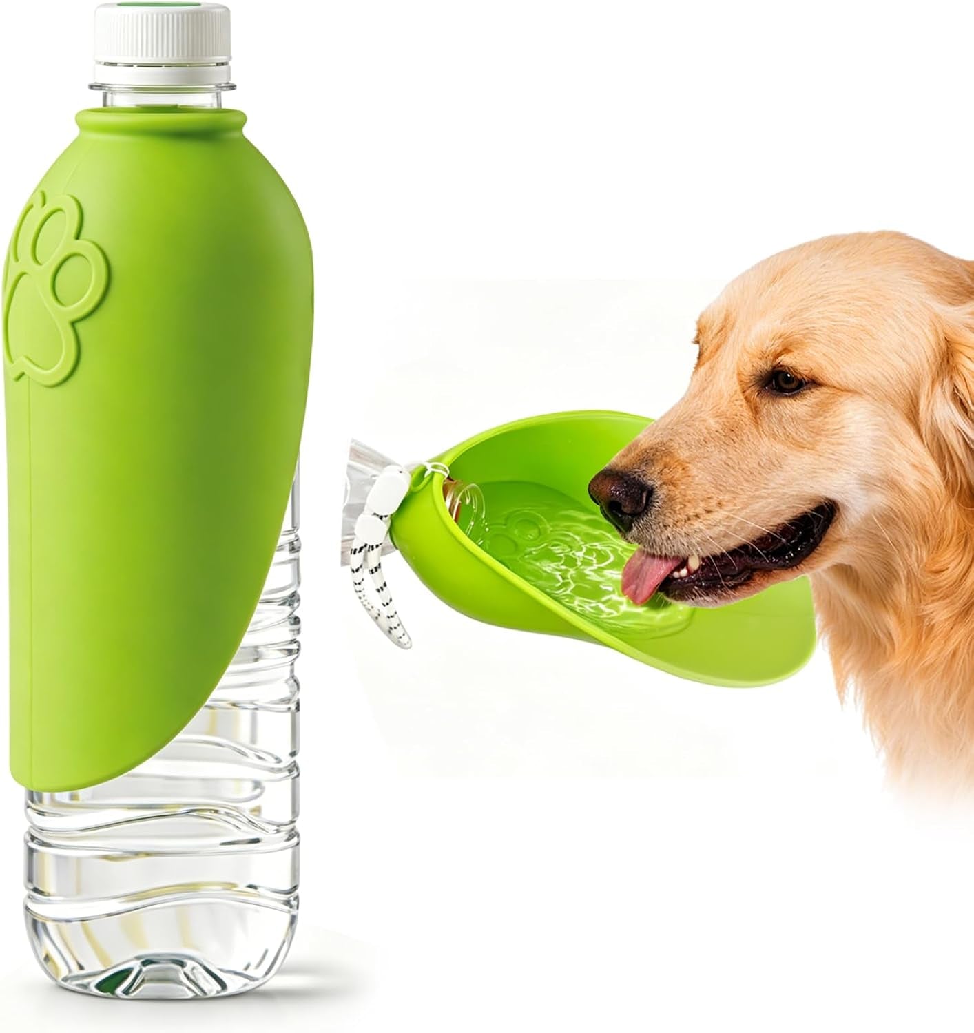2pcs-portable-dog-water-bottle-attachment-slip-on-pet-water-bowl-for-walks-silicone-dog-drink-dispenser-fits-openings-26mm-water-bottles-ideal-for-daily-hiking-travel-quick-rinse-easy-setup