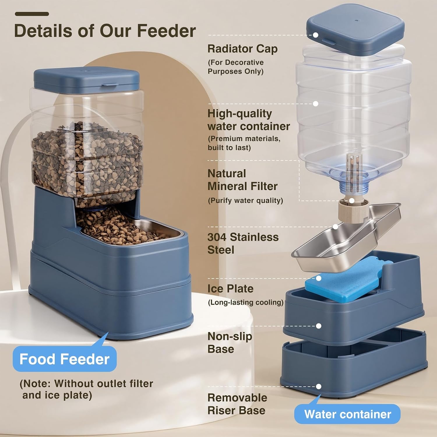 2-pack-automatic-cat-feeder-and-water-dispenser-1-3gallon-dog-gravity-food-feeder-and-water-with-ice-pack-stainless-steel-dry-food-and-waterer-bowl-for-small-medium-large-pets-blue