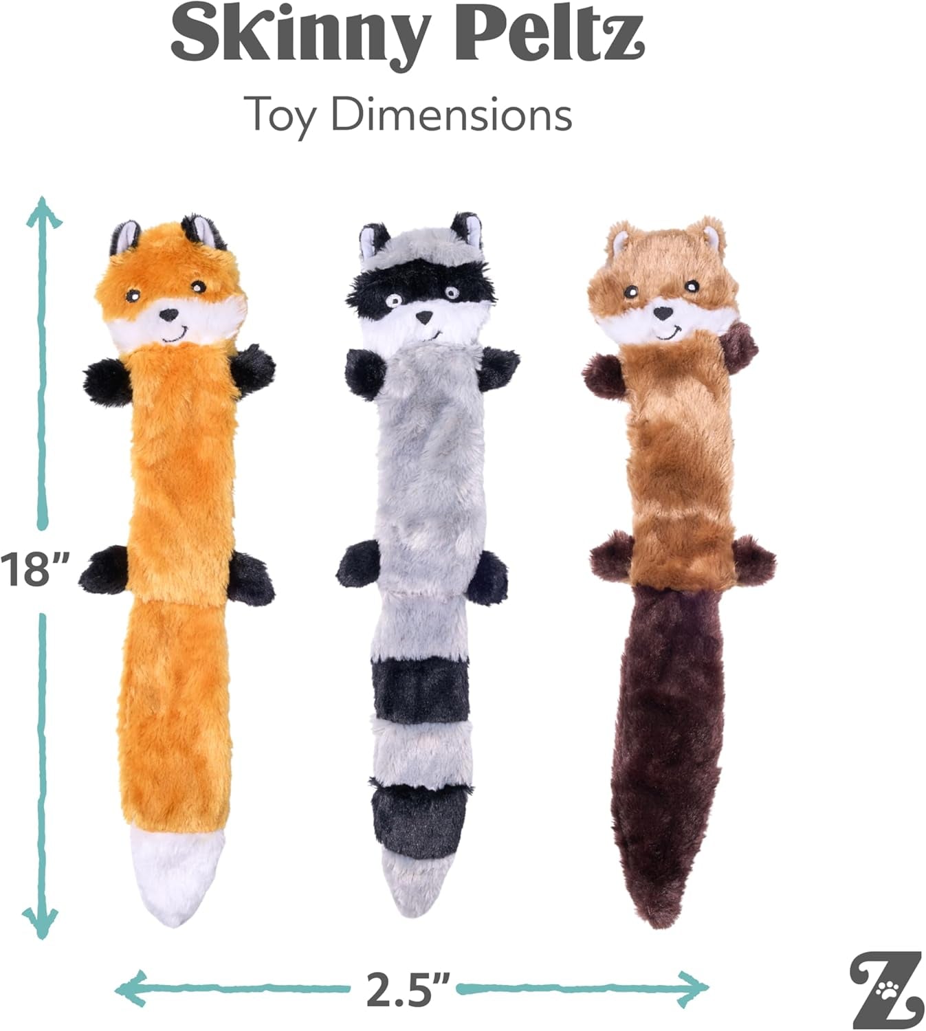 zippypaws-skinny-peltz-no-stuffing-dog-toy-pack-to-keep-them-busy-for-medium-and-large-dogs-squeaky-pet-toys-unstuffed-chew-toys-soft-plush-variety-pack-fox-raccoon-and-squirrel-18