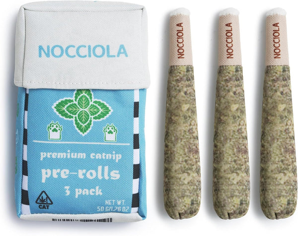 Nocciola 3 Pack Catnip Toys for Cats, Funny Cat Toys Filled with 100% Pure Organic Catnip, Safe Kitten Teething Chew and Kicker Toys, Stress Relieving Fun for Indoor Cats11